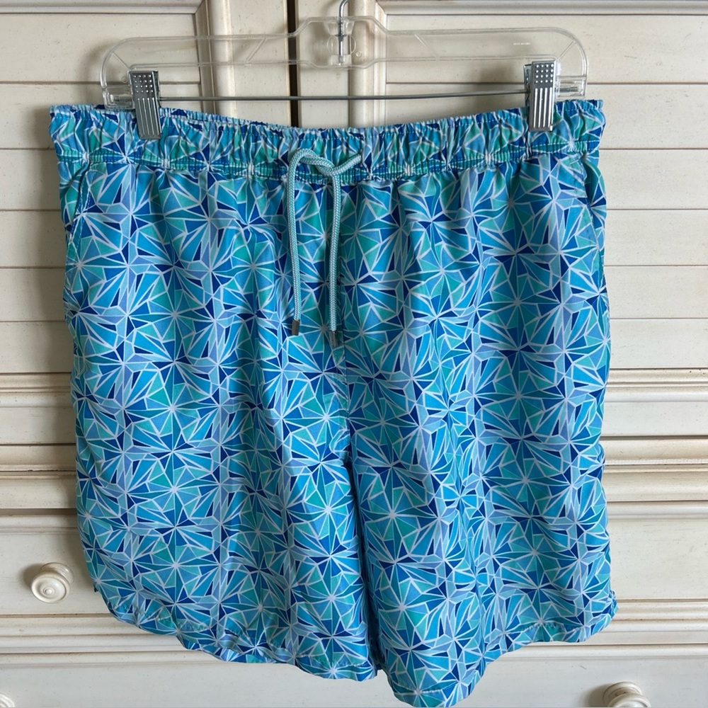 Peter Millar Crown‎ Colorful Bright Swim Trunk Bathing Suit